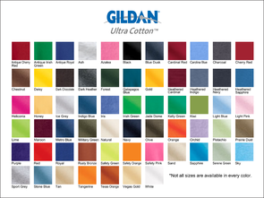 contract screen printing gildan2834