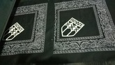  Dallas screen printed bandanas